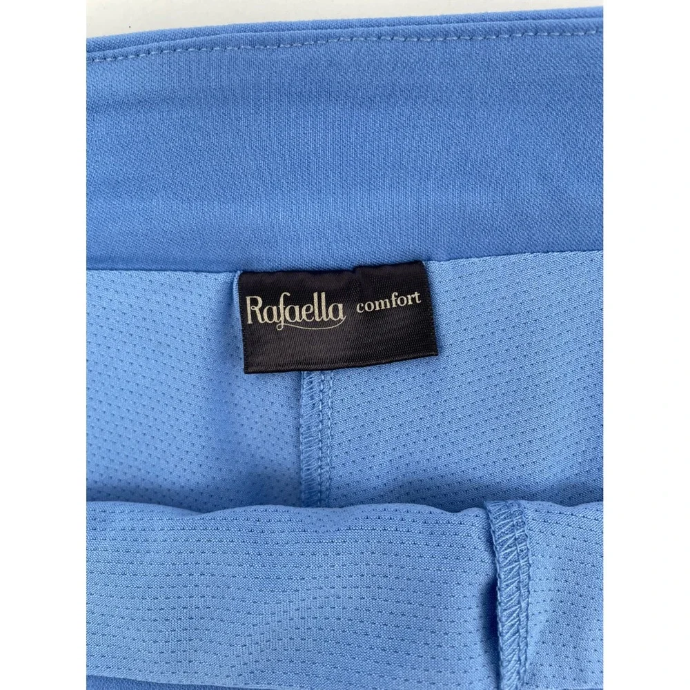Rafaella Comfort Skort Womens XL Blue Travel‎ Nautical Preppy Stretch Mini Skirt